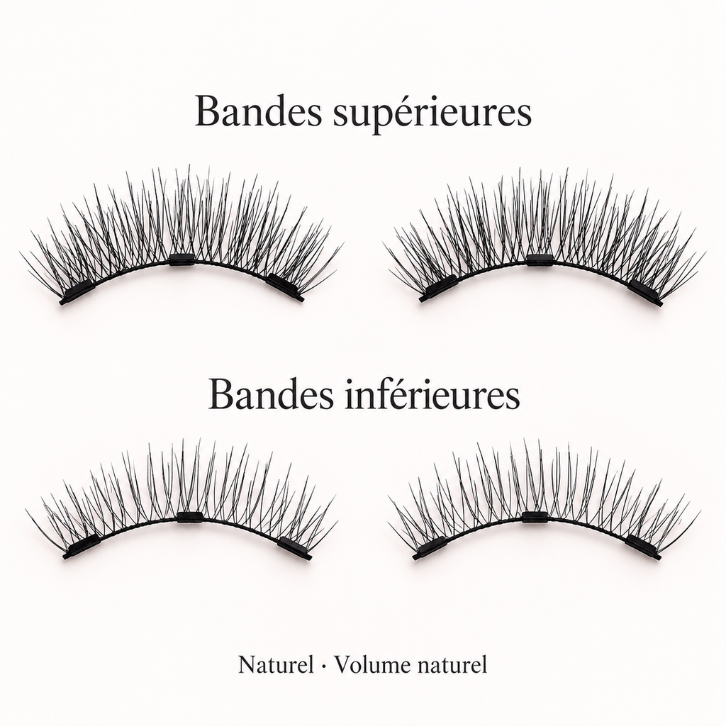 Naturel — Volume naturel : bandes supérieures et inférieures pour les deux yeux