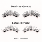 Naturel — Volume naturel : bandes supérieures et inférieures pour les deux yeux